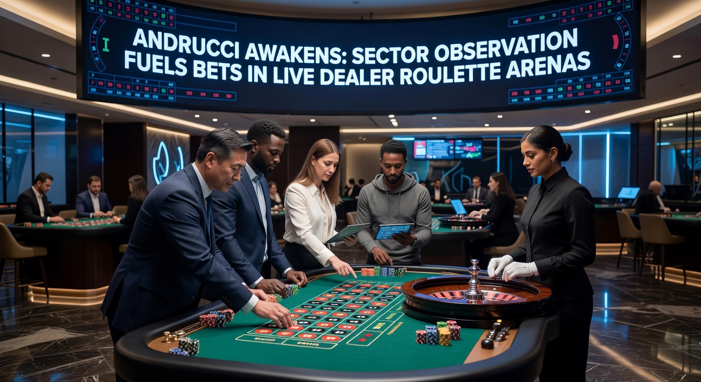 Dynamic live dealer roulette wheel spinning under studio lights, with overlaid sector divisions highlighting observed hot zones during a high-stakes session