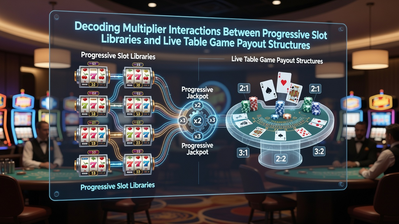 Split screen view of slot reel and live roulette table with multiplier indicators active
