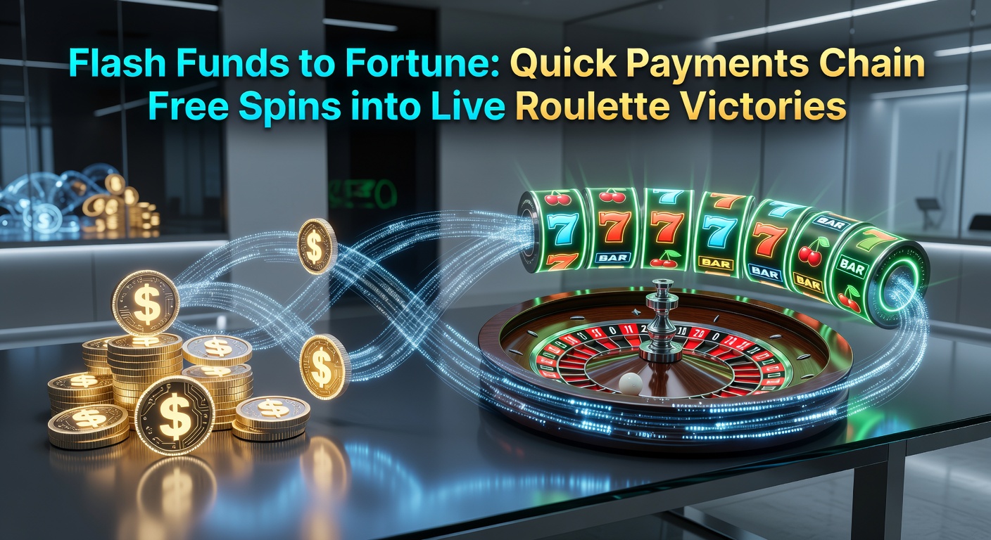 Dynamic screenshot of a mobile app displaying instant payment confirmation, free spin activation on a colorful slot, and seamless jump to a live roulette wheel with dealer