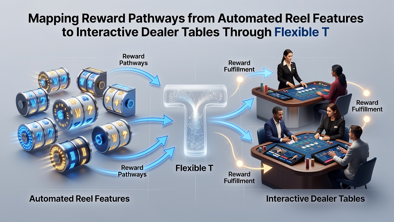 Illustration of payment networks bridging slot rewards to live dealer gameplay
